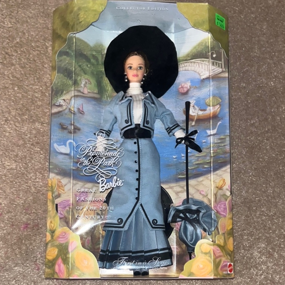 Barbie Fashion Model in Elegant Blue Ensemble